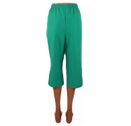 Зелен панталон на ластик 