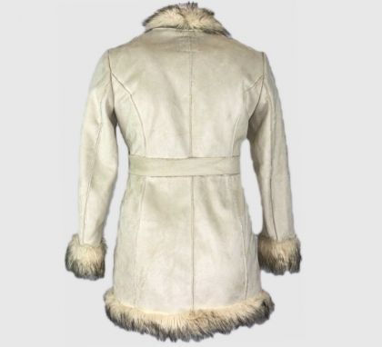 M-L Красиво и топло палто от изкуствена козина 