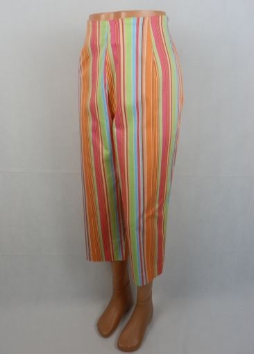 XL-XXL Еластичен памучен цветен панталон