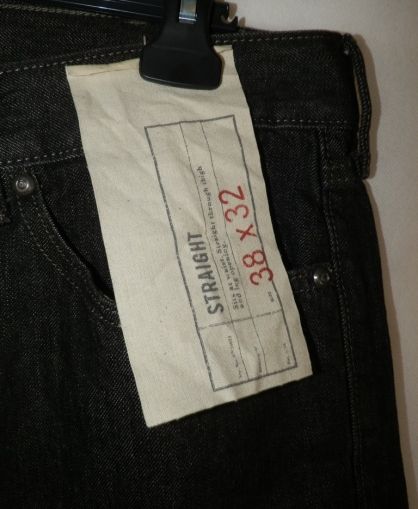 (дублирано) XL Черни мъжки дънки ( с етикет)