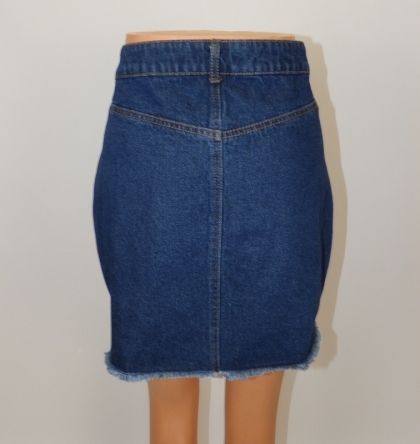 Еластична джинсова пола