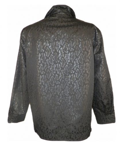 L-XL Черно сако от красива материя 