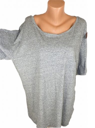 XXL Сива трикотажна памучна блуза ( с етикет)