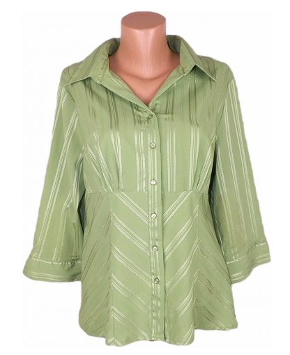 L-XL Красива зелена блуза