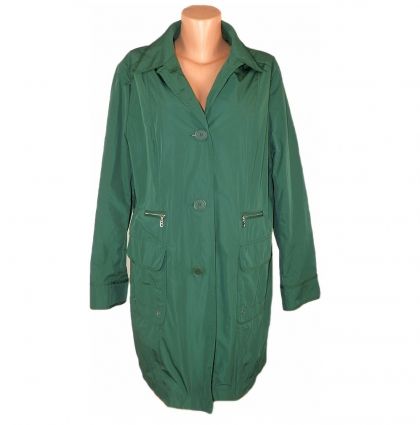 XL Зелен шлифер 