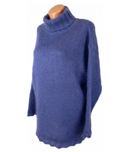 Пуловер от мохер в цвят лавандула ESPRIT