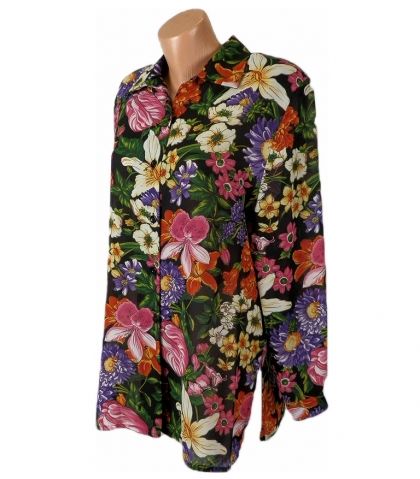 Шифонова риза на цветя