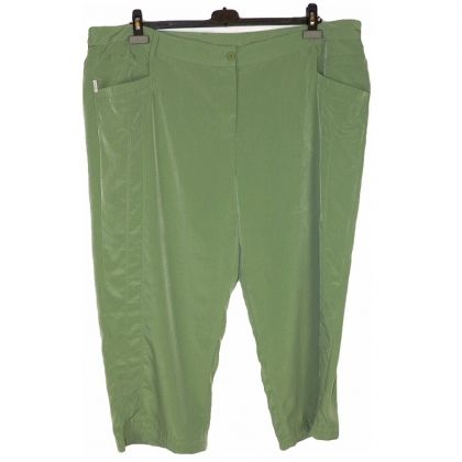 Зелен панталон от сатен Zazar
