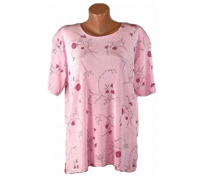 Еластична розова блуза