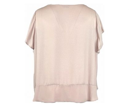 Кремаво-златиста блуза