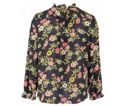 Шифонова блуза на цветя