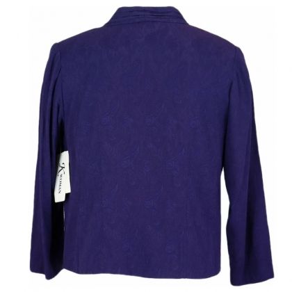 XL-XXL Лилава блуза тип сако от район (с етикет)