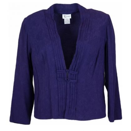 XL-XXL Лилава блуза тип сако от район (с етикет)