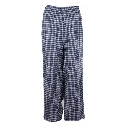 Памучен панталон на карета за пижама