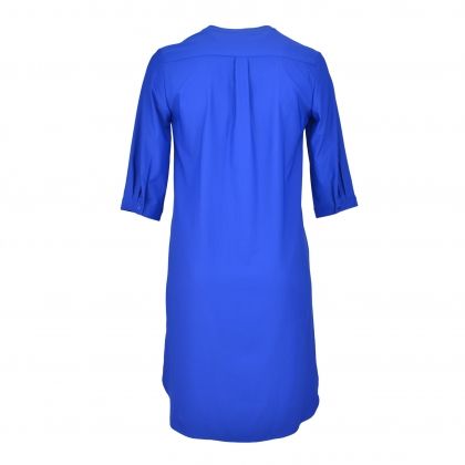 Рокля в турско синьо тип халат UK16