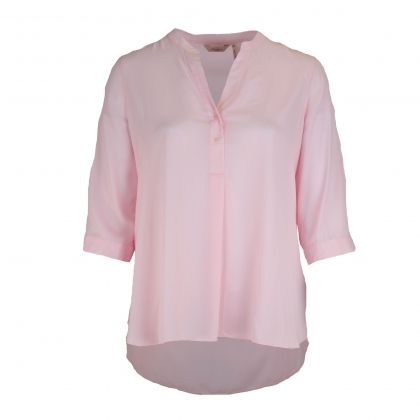 Розова шифонова блуза