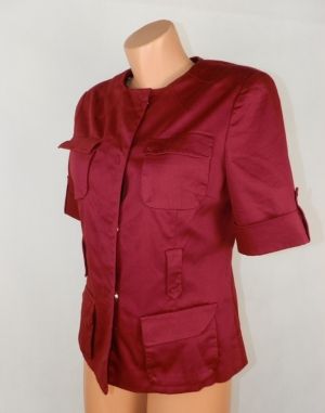 M Красиво сако в цвят бордо