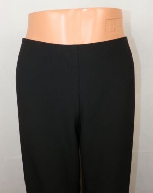 L-XL Черен панталон с висока талия