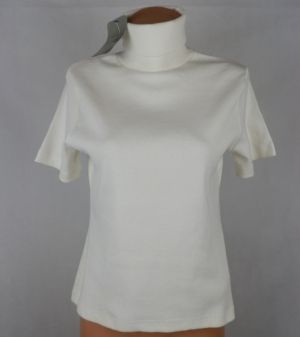 Еластична памучна блуза тип поло