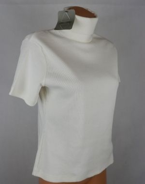 Еластична памучна блуза тип поло