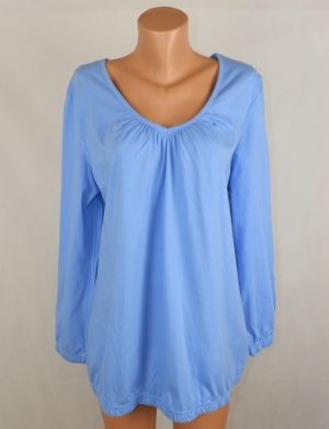 XL Памучна трикотажна блуза