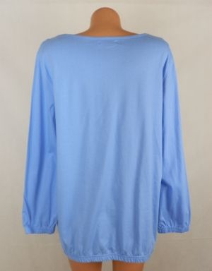 XL Памучна трикотажна блуза