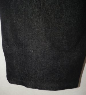 XXL Черни еластични дънки с маншети