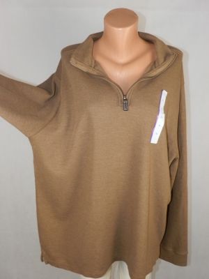 XL-XXL Памучна трикотажна блуза (с етикет)