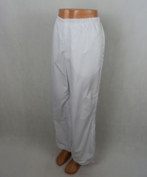 XL Бял спортен панталон с връзки