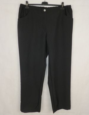 XXL-XXXL Черен еластичен панталон (с етикет)