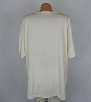 XXL-XXXL Кремава памучна блуза - органичен памук