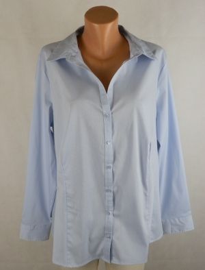 Еластична памучна риза H&M