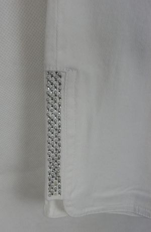 XL-XXL Бели еластични памучни бермуди на ластик ( с етикет)