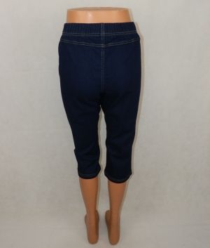 XL Еластични джинсови бермуди на ластик 
