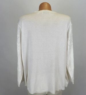 Двойна машинно-плетена блуза Alfred Dunner