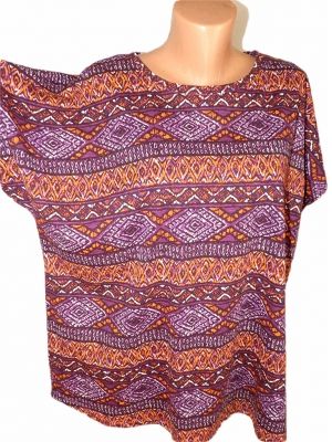 Цветна трикотажна памучна блуза Laura Torelli