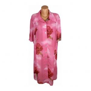 XL-XXL Розова блуза-туника от вискоза 