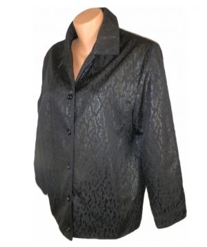 L-XL Черно сако от красива материя 
