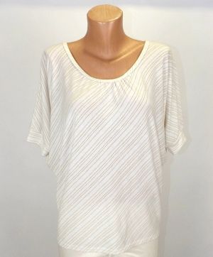 XL Трикотажна блуза с ръкави тип прилеп