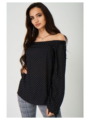 XL-XXL Шифонова блуза на точки ( с етикет)
