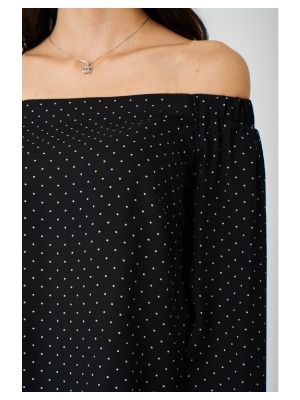 XL-XXL Шифонова блуза на точки ( с етикет)