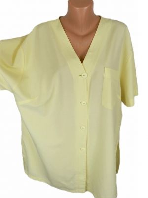 Жълта риза от вискоза 