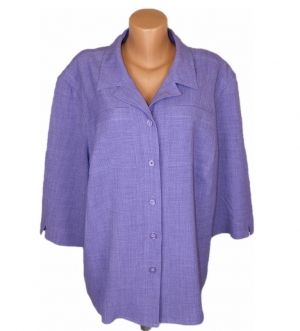 XXL-XXXL Интересна лилава риза тип сако