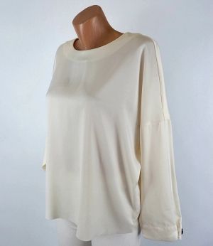 (Марина) Кремава блуза от сатен Vero Moda
