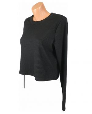Еластична черна блуза H&M