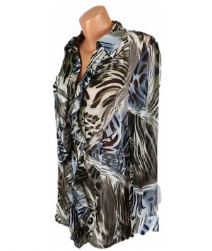 L-XL Красива блуза от натурална вискоза