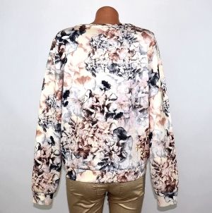 Еластична блуза с флорална рисунка H&M