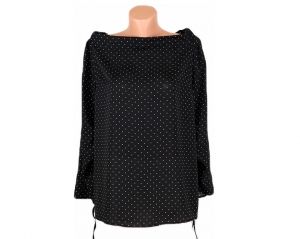XL-XXL Шифонова блуза на точки (с етикет)