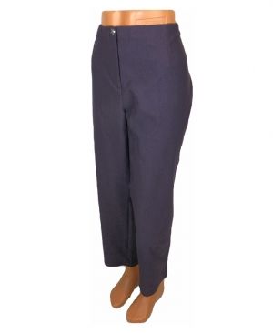 Еластичен лилав панталон на ластик от вискоза Helena Vera