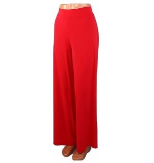 Червен еластичен панталон на ластик Amy Vermont